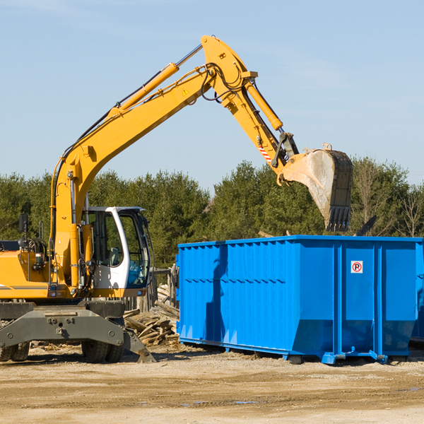 can i choose the location where the residential dumpster will be placed in Turner Michigan